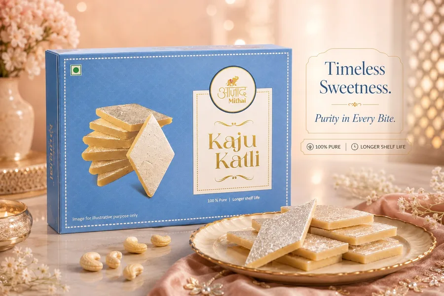 Azad Mithai Kaju Katli campaign creative
