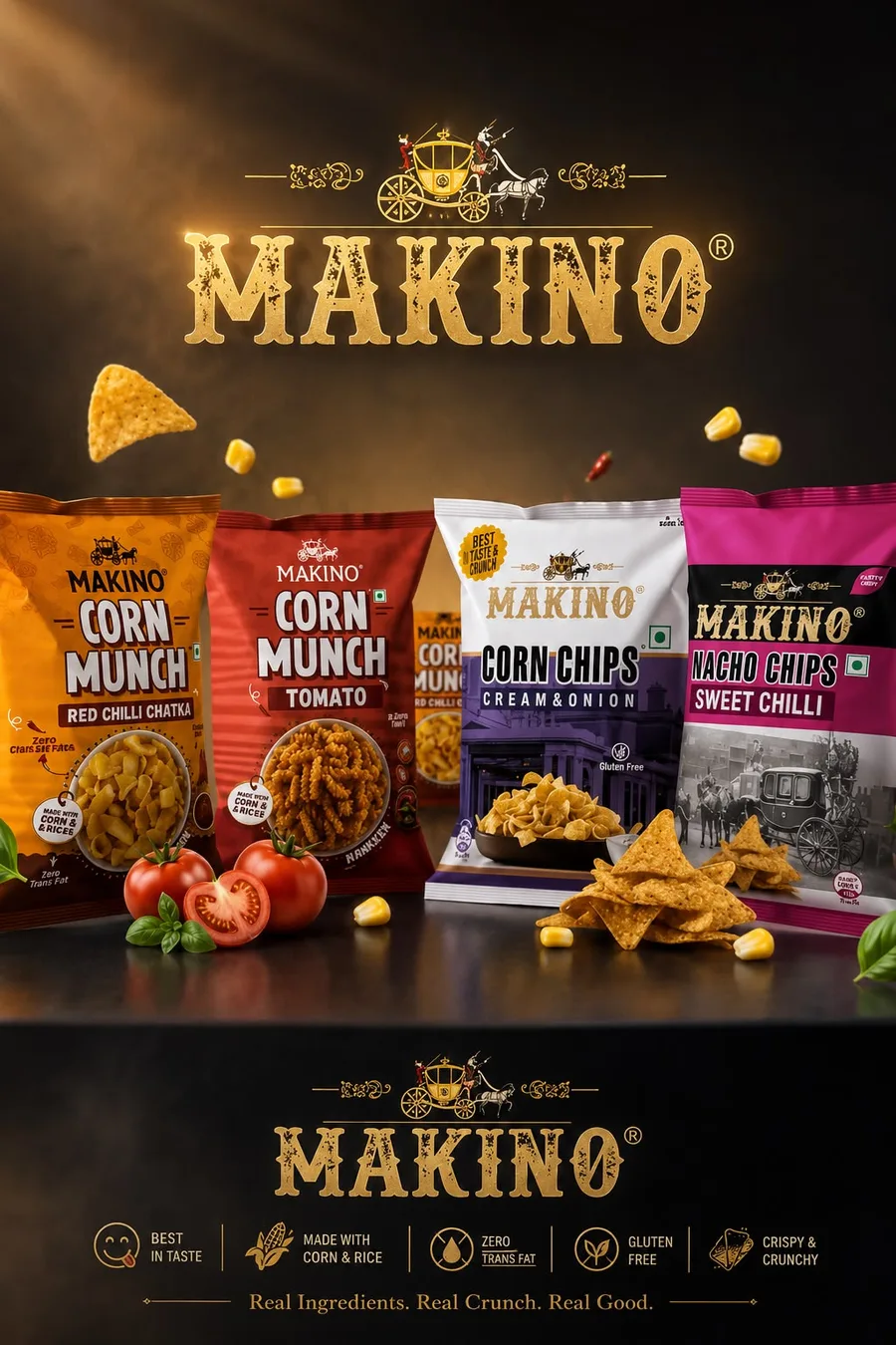 Makino snacks campaign creative